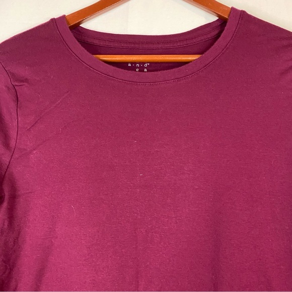 A NEW DAY Maroon Basic Long Sleeve Tee Shirt Undershirt Size XXL - Picture 2 of 9